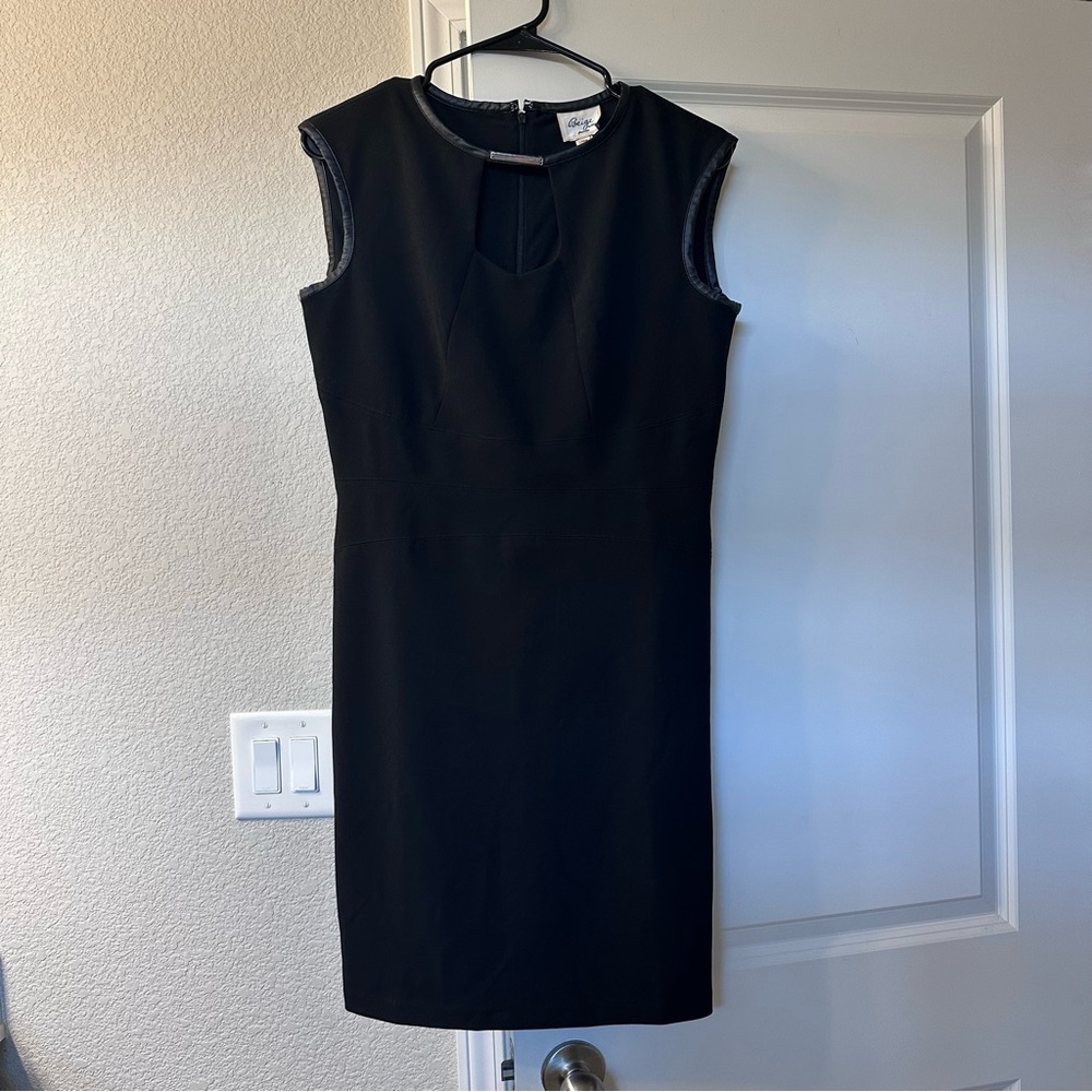 Elegant Black Sleeveless Dress 10P